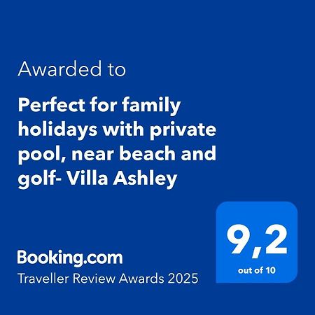 Perfect For Family Holidays With Private Pool, Near Beach And Golf- Villa Ashley Коста де Антигуа Екстериор снимка